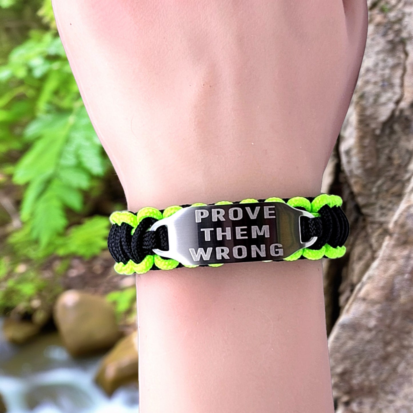 Custom Motivational 275 Paracord Bracelet for Kids & Adults